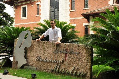 Max Fanton en el restaurante Martín de Shanghai Max Fanton, chef del restaurante Martín de Shanghai